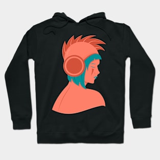 Cyberpunk girl Hoodie